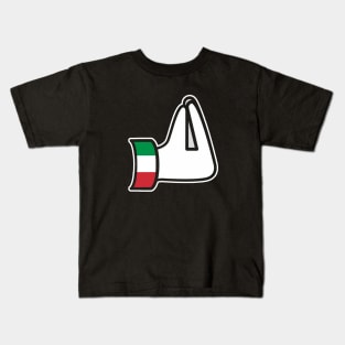 Italian Pinched Fingers Hand Gesture Italia Italy Italiano Kids T-Shirt